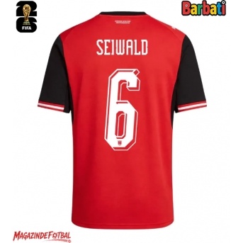 Austria Nicolas Seiwald #6 Tricou Fotbal Replică Mondial 2026 Barbati Acasa